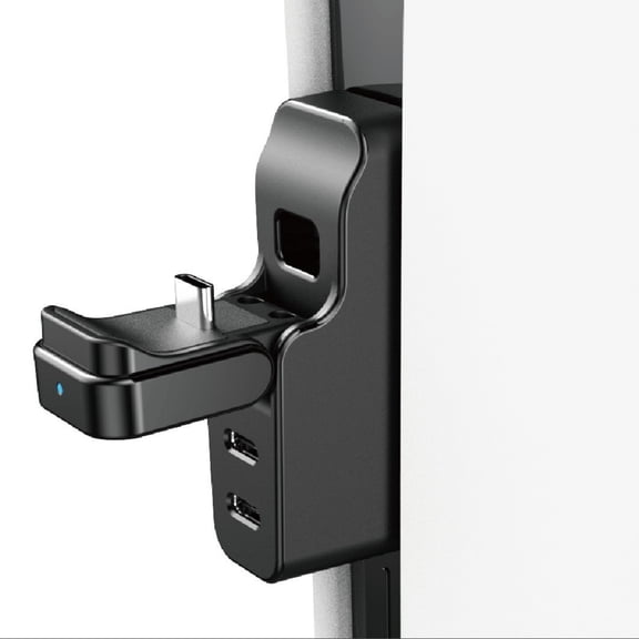 Game Controller Charging Holder for Controller Foldable Charging Dock Station Gamepad Charging Stand with 2 Type-C Port