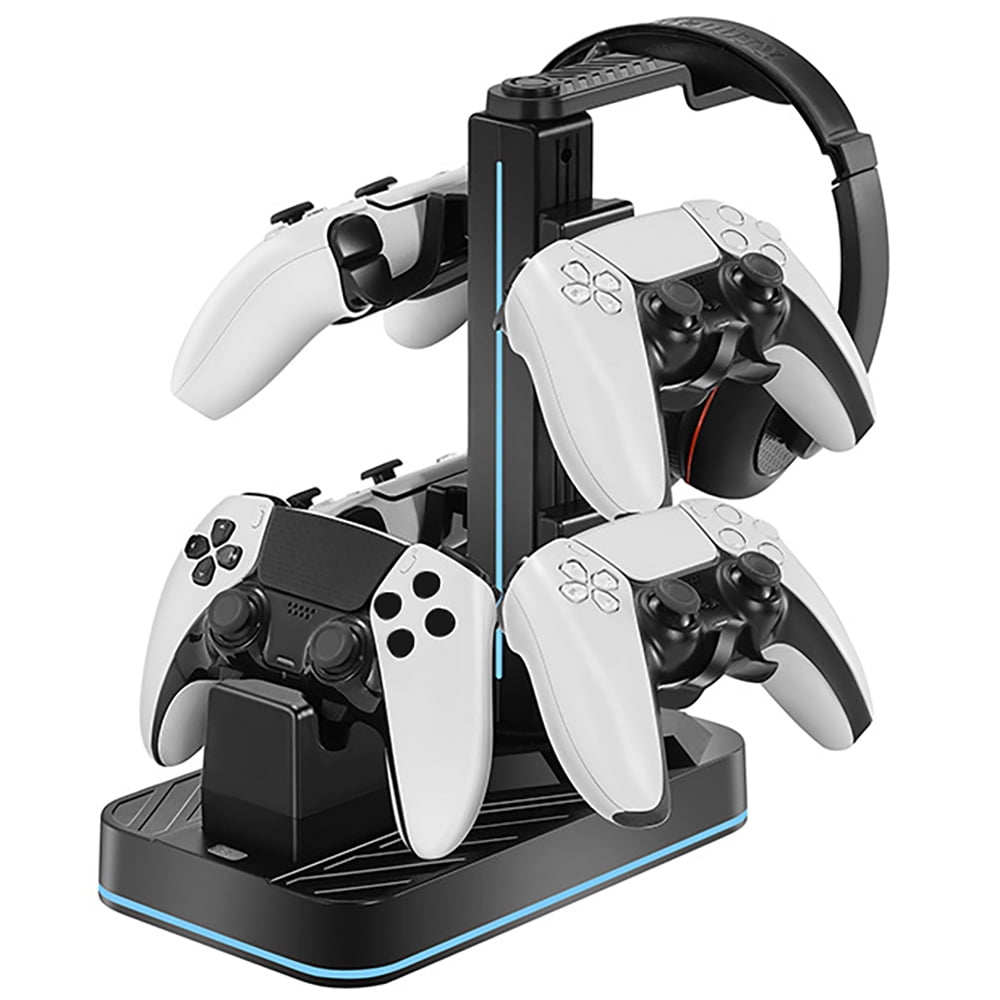 Nes Rack Game Controller Charging Station & Headset Holder - Compatible with ...