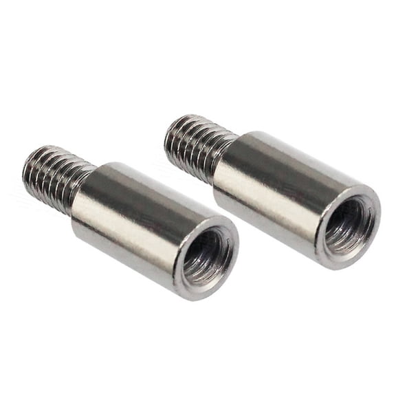 Game Controller Chrome Joystick Extension Rod Screws for Seimitsu Joysticks 2Pcs Joystick Shaft Extender