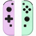 thumbnail image 1 of Game Controller Compatible with Nintendo Swicth, L/R Joycon Replacement with 6-Asix Gyro/Dual Motors - Purple&Green, 1 of 4