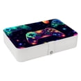 thumbnail image 1 of Game Controller Decorative PU Leather Jewelry Organizer Box with Removable Compartment: Portable Display Case, 1 of 6