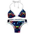 thumbnail image 1 of Game Controller Detachable Sponge Adjustable Strap Bikini Set Two-Pack Swimsuit Women Swim Suit, 1 of 6
