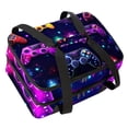 thumbnail image 1 of Game Controller Double Layered Insulated Refrigerated Lunch Bag with Two Compartments - Large Capacity Handheld Lunch Bags, 1 of 6