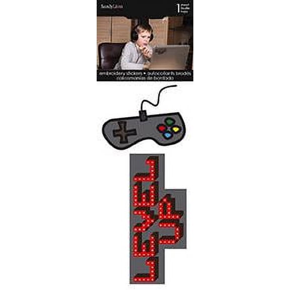 Game Controller Embroidered Stickers