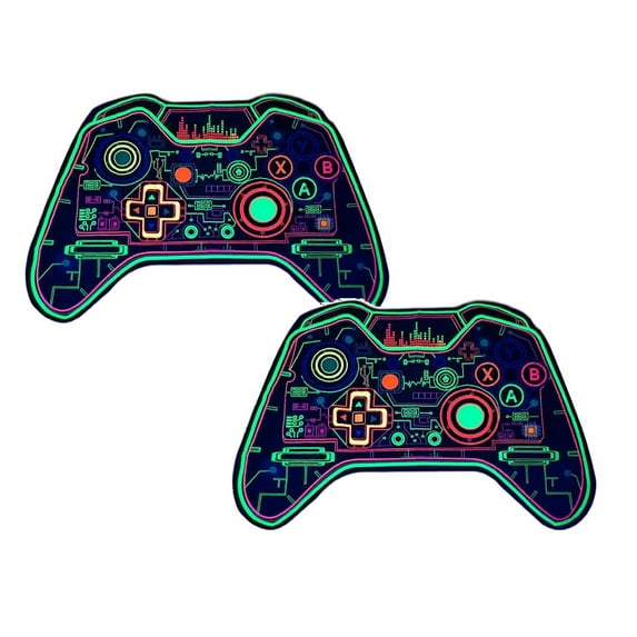 Game Controller Gamers Rug for Boys Room, Soft, Non- & Absorbent, Funny Rugs for Bedroom Men Door Mat, Boys Room Decoration