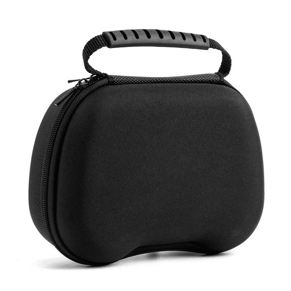 For Game Controller Hard Shell Travel Storage Carrying Bag Compatible with PS5 PS4 Xbox Switch Pro Controllers Protective EVA Carrying Case with Handle Black