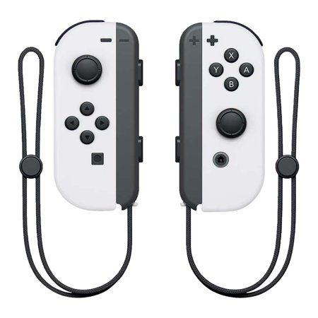 Game Controller (L/R) Compatible with Nintendo Switch - White Wireless Joypad Rechargeable battery