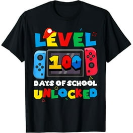 Happy 100th Day Of Kindergarten Unlocked Teacher Or Student T-Shirt Happy 100th Day Of Kindergarten Unlocked Teacher Or Student T-Shirt