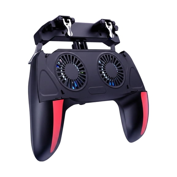 Game Controller for Mobile Gaming with Quad Finger Fans  Ergonomic Grip and Enhanced Comfort for Prolonged Play USB Powered Compatible with Android and Controllers