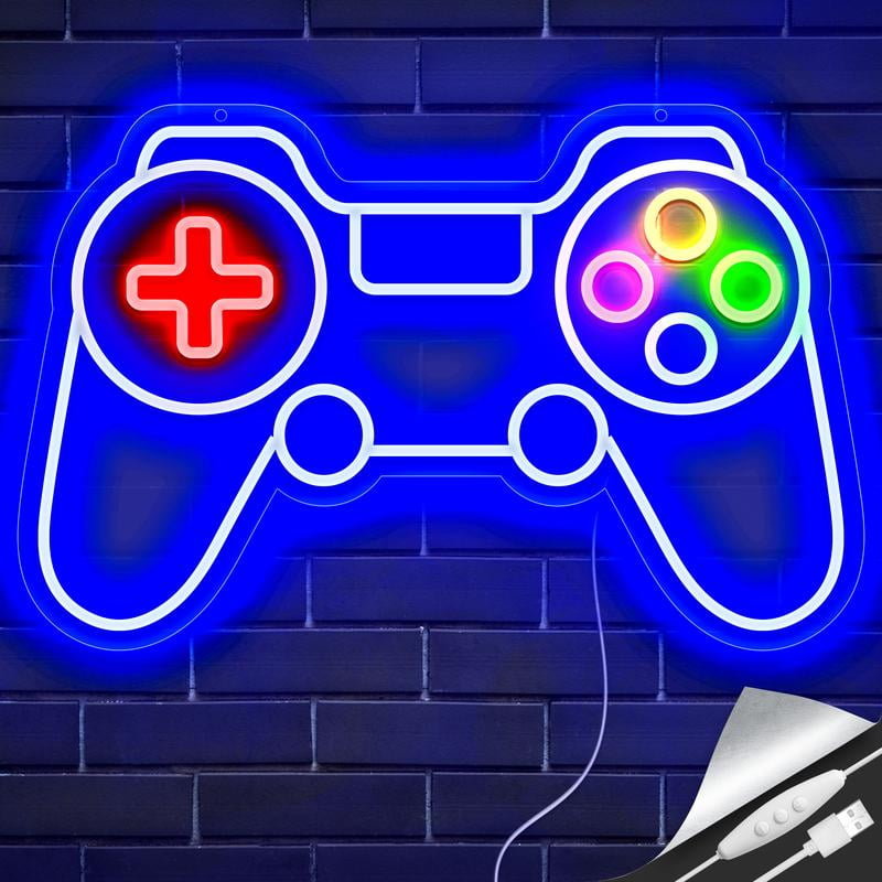 Game Controller Neon Sign for Gamer Room Decor Gamer Gifts for Teen