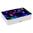 thumbnail image 1 of Game Controller Portable PU Leather Jewelry Organizer Stand Display Case Earring Organizer with Removable Compartment, 1 of 6
