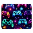 thumbnail image 1 of Game Controller Printed Square Desk Mat Gaming Mouse Pad with Non-Slip Rubber Bottom - 8.3x9.8 Inch Office and Gaming Mouse Pad, 1 of 6