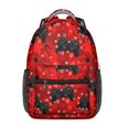 thumbnail image 1 of Game Controller Red Pattern Backpack for School, Cute School Bag with Adjustable Shoulder Straps and Padded Back, 15.3"x11"x6.7", 1 of 5