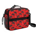 thumbnail image 1 of Game Controller Red Pattern Insulated Lunch Bag with Shoulder Strap and Bottle Holder,Bento School Lunch Bag Box,11x9.5x3.5 Inches, 1 of 5