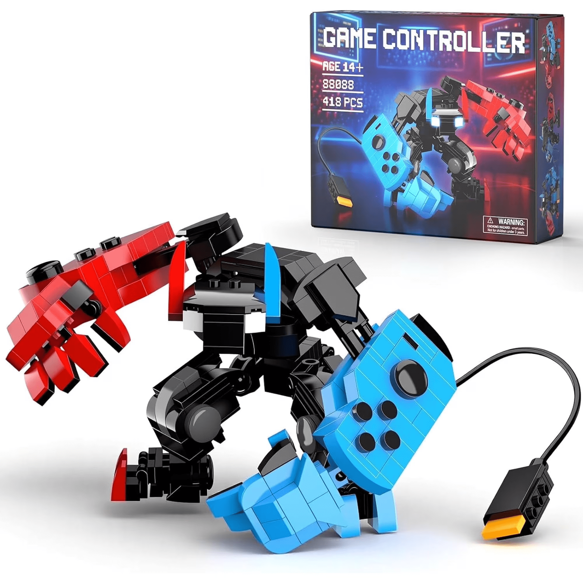 Game Controller Robot Mech Building Set, Posable Building Blocks Toy ...