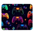 thumbnail image 1 of Game Controller Square Desk Mat Mousepad, 8.3x9.8 Inch Non-Slip Rubber Bottom, Printed Gaming Mousepad for Office and Gaming, 1 of 6