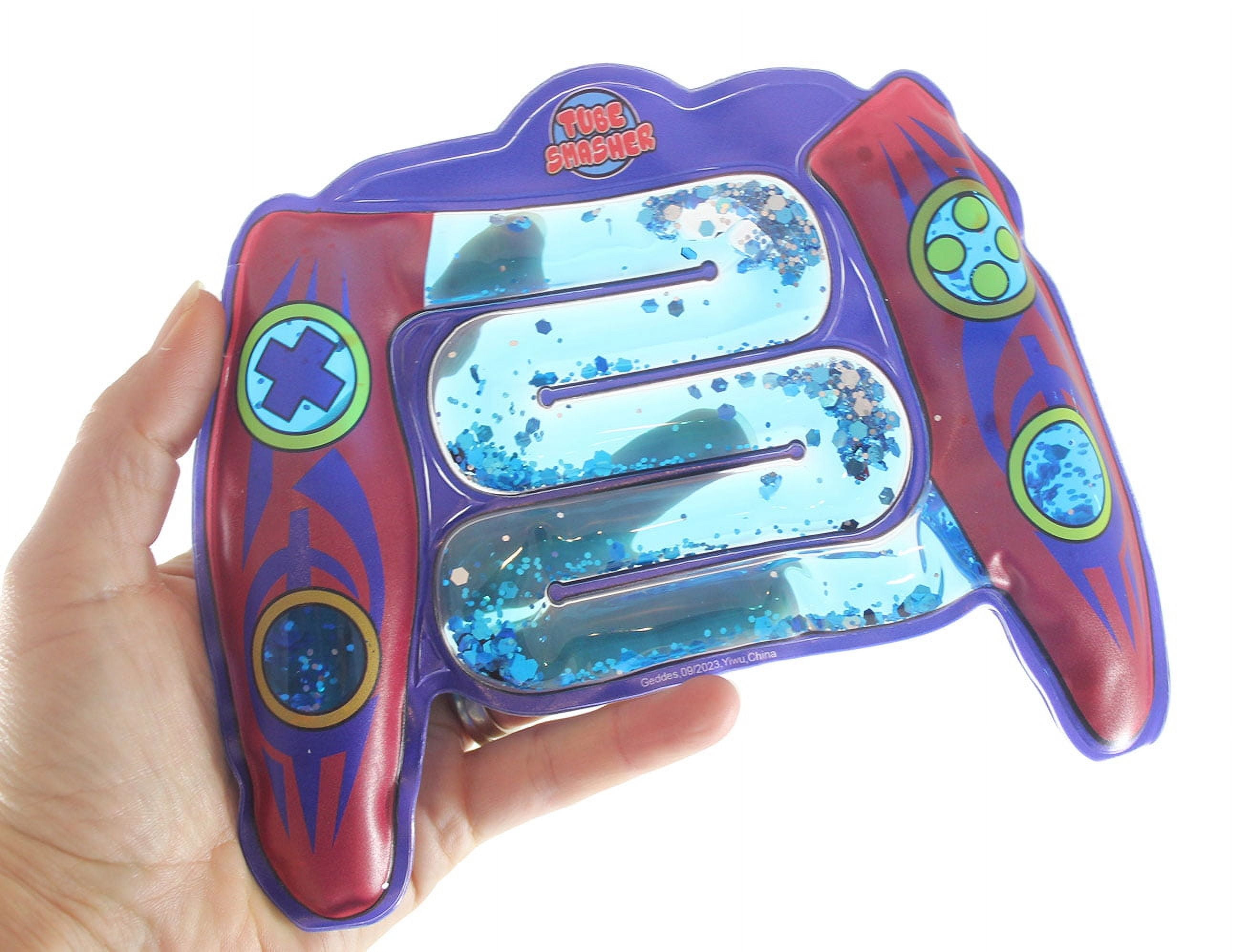 Game Controller Squishy Water Tube Fidget Toy Push Goo Through Maze