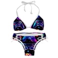 thumbnail image 1 of Game Controller Swim Suit Bikini Set with Detachable Sponge & Adjustable Strap, Two-Pack - Ideal for Beach & Pool Parties!, 1 of 6