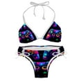 thumbnail image 1 of Game Controller Swimsuit Women Bikini Set Two-Pack Detachable Sponge Adjustable Strap for Swimming Suits Beachwear, 1 of 6
