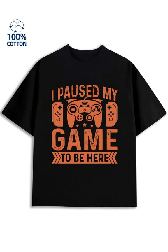 Game Controller Tee Men game console black Daily and weekend wear Unforgettable happy Retro Unisex Shirt Graphic tshirts Basic Unisex Shirt Short Sleeve tshirts