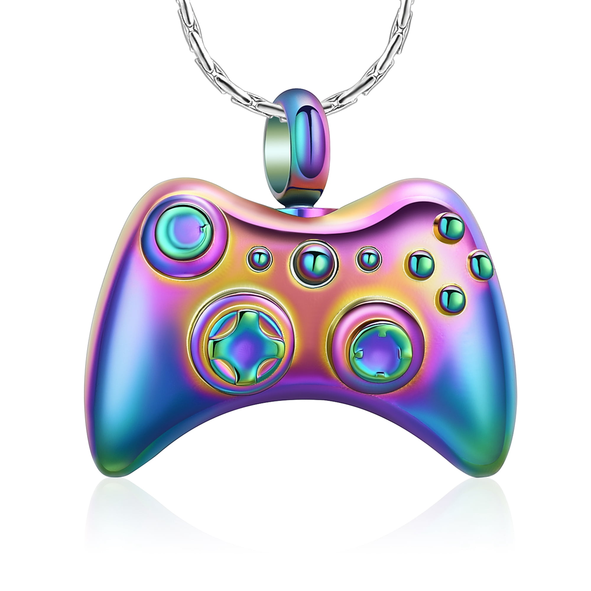 Game Controller Urn Necklace for Human Ashes Cremation Jewelry for