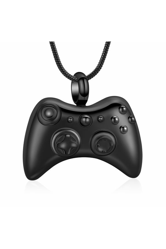 Game Controller Urn Necklaces for Ashes for Women Men GamePad Cremation Jewelry for Ashes Memorial Human Ashes Pendant