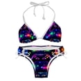 thumbnail image 1 of Game Controller Women's Bikini Set with Detachable Sponge and Adjustable Strap, Two-Pack, Ideal for Swimming and Beachwear, 1 of 6