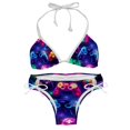 thumbnail image 1 of Game Controller Women's Swimsuit Bikini Set, Detachable Sponge, Adjustable Strap, Two-Pack, Beach & Pool Ready, 1 of 6