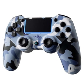 Game Controller Work for P-4/Slim/Pro & PC, Wireless Controller with Dual Vibration/3.5mm Audio Jack/6-Axis Gyro/Touch Pad