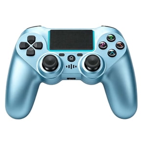 Game Controller Work for P-4/Slim/Pro & PC, Wireless Controller with Dual Vibration/3.5mm Audio Jack/6-Axis Gyro/Touch Pad