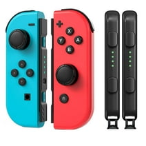 Game Controller for Nintendo Switch, Neon Red/Blue