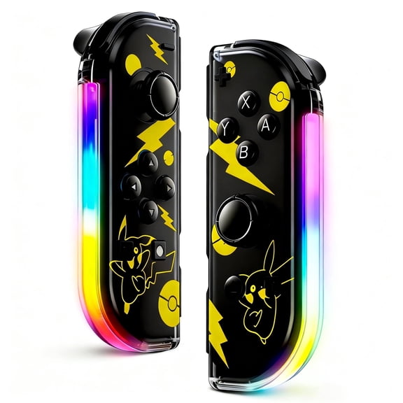 Game Controller for Switch,Wireless Joypad for Switch with RGB Lighting,Support Dual Vibration,Motion Control,Wake-up Function