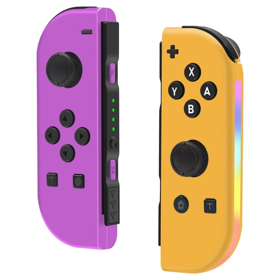 Game Controller for Nintendo Switch with RGB Lighted, Wireless Switch Joypad Replacement with Montion Control/Turbo Function/Wake-up