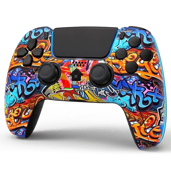 Game Controller for PS5 Pro/Slim/PC, Wireless Controller with Dual Vibration/6-Axis Gyro.