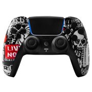 Game Controller for PS5/Slim/Pro & PC, Wireless Controller with Dual Vibration, 6-Axis Gyro and Microphone