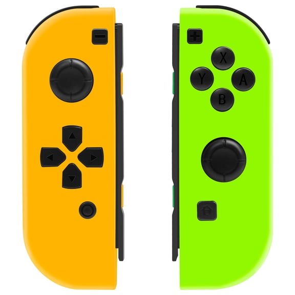 Game Controller for Switch/Lite/OLED, L/R Switch Remote Joypad with 6-Asix Gyro/Dual Motors - Orange&Green