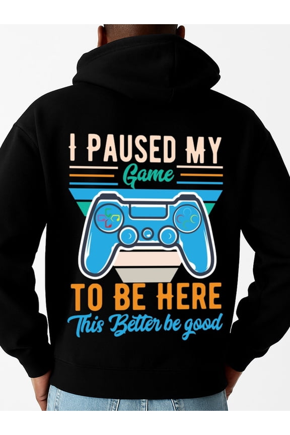 Game Controller funny hoodies game men's graphic hoodies black Stylish Autumn/Winter Outerwear, Sweatshirts , Plus Size Hoodies , Cool Hoodies , Funny Hoodies , Sweatshirt graphic game over merch