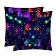 thumbnail image 1 of Game Controller with Unique Patterns Covers - Set of 2 Throw Pillows for Home Decor - Available in 16x16, 18x18, 20x20 Inches for Various Occasions, 1 of 6