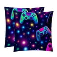 thumbnail image 1 of Game Controller with Unique Patterns Covers - Set of 2 Throw Pillows for Home Decor - Available in 16x16, 18x18, 20x20 Inches for Various Occasions, 1 of 6