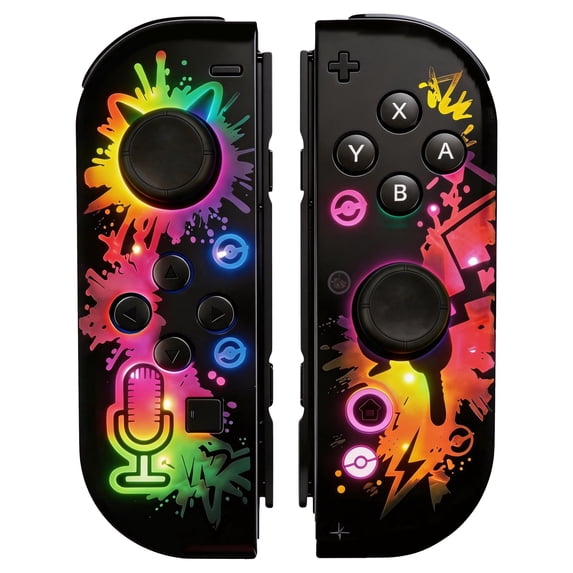 Game Controllers Compatible for Nintendo Switch Controller, Wireless Switch Controller Replacement Support Dual Vibration, Motion Control, Wake-up Function