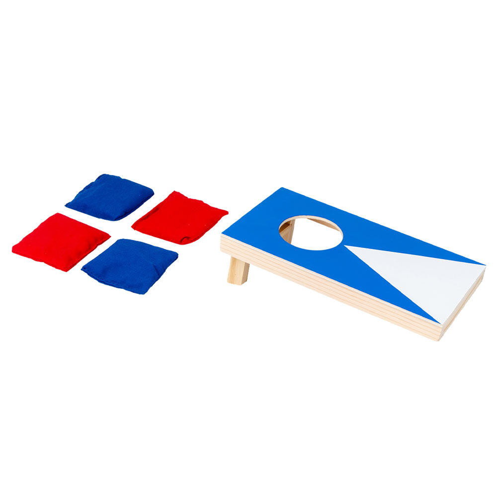 Game Cornhole Toss Bean Set Bag Board Throwing Boards Outdoor Wood