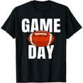 thumbnail image 1 of Game Day American Football Rugby Sport Graphic Mens & Womens T-Shirt, 1 of 3
