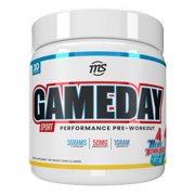Game Day, Amino Acid Pre-Workout Powder, Blue Bombsicle