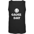 thumbnail image 1 of Game Day Baseball Black Adult Tank Top - 2X-Large, 1 of 1