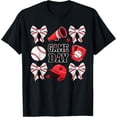 thumbnail image 1 of Game Day Baseball Bow Coquette Baseball Lovers, 1 of 5