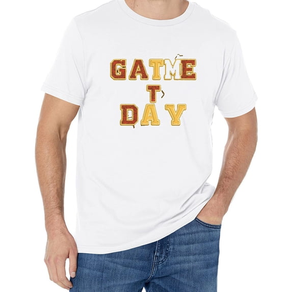 Game Day Baseball Cute Softball Mom Mama Funny Gameday Baseball Casual Short Sleeves Mens T-Shirts White