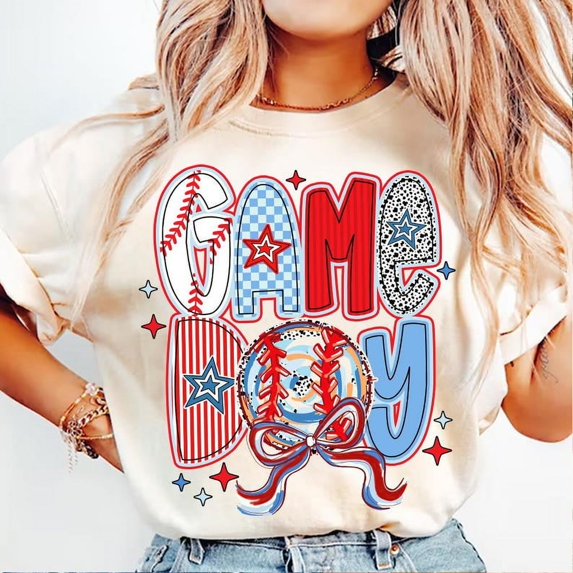 Game Day Baseball Mama T-Shirt, Brushstroke Coquette Baseball Tee, Tis the Season Baseball Mom Shirt, Stylish Outfit for Baseball Fans