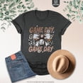 thumbnail image 1 of Game Day Baseball Shirt, Baseball Coquette Bow Shirt, Coquette Baseball Shirt, Baseball Mom Shirt T-Shirt, Fall Baseball Shirt, Baseball Mom Gift, 1 of 2