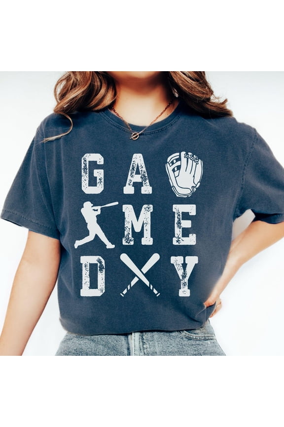 Game Day Baseball Shirt Retro Baseball Mom TShirt Baseball Fan Tee Team Mom Baseball Seaso