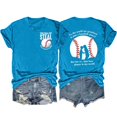 thumbnail image 1 of Game Day Baseball T-Shirt for Women Cute Mom Softball Tee Tops Funny Gameday Baseballs Casual Short Sleeve Sports Shirts, 1 of 3